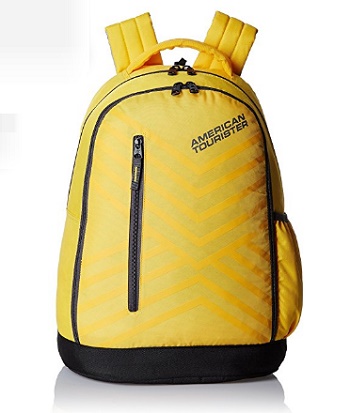 India Desire : Buy American Tourister Ebony Yellow Casual Backpack At Rs. 647 from Amazon [Flat 65% Off]